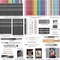 136 PCS Drawing & Sketching Set,Pro Art Supplies with Graphite,Charcoal,Colored,Watercolor Book and Coloring Book